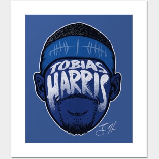 Tobias Harris Philadelphia Player Silhouette Posters and Art